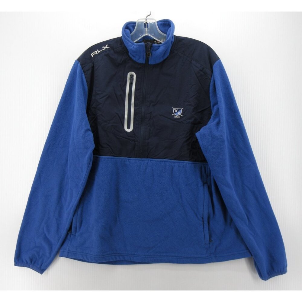 Ralph Lauren RLX Jacket Large Fleece 1/4 Zip Golf Performance Crest
